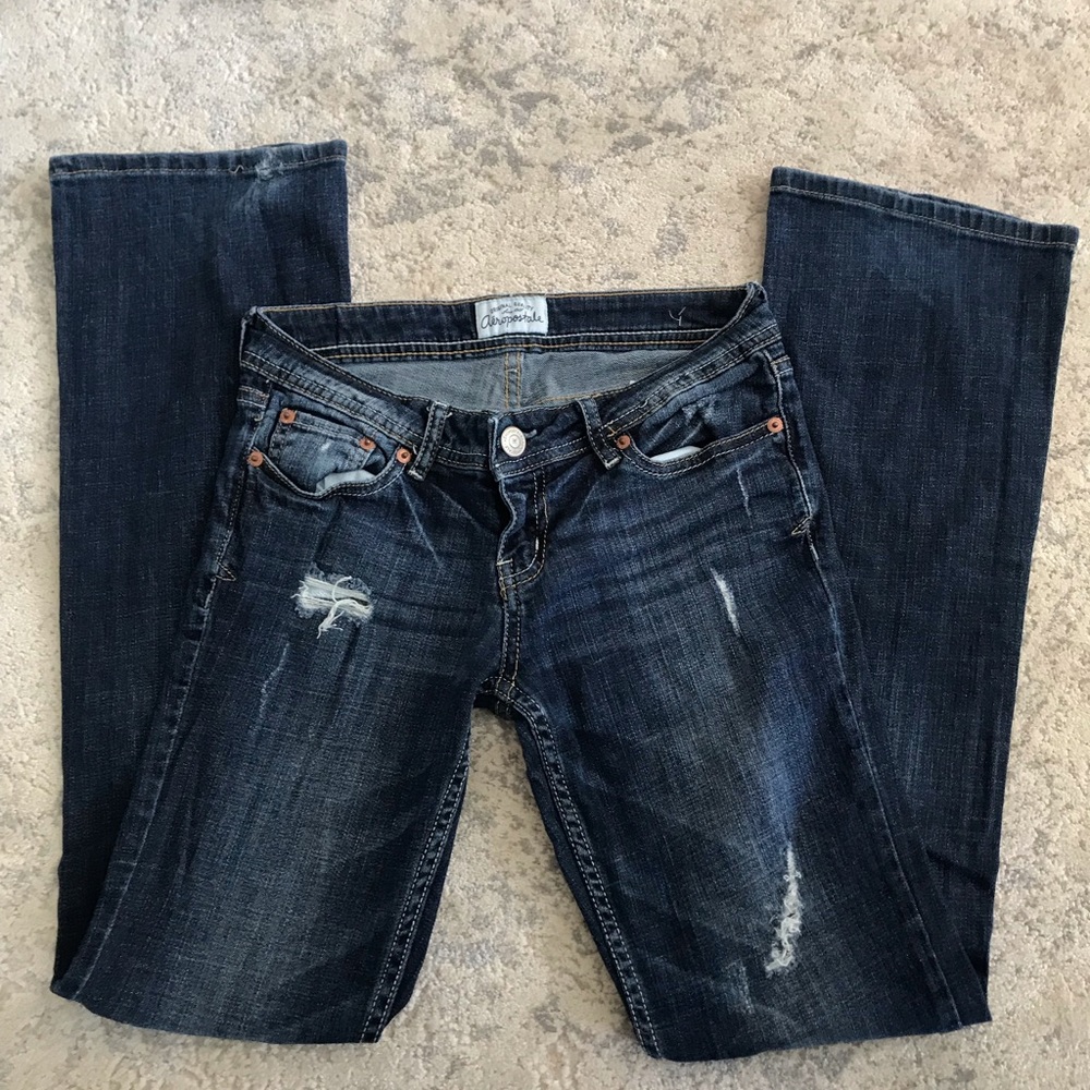 Aeropostale Chelsea Bootcut Dark Denim Jeans